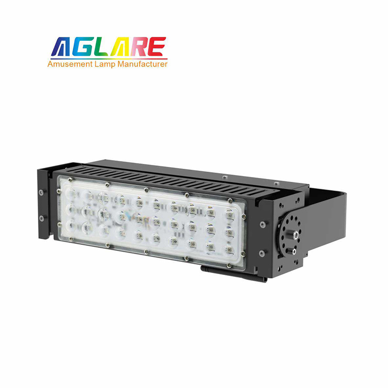 LED彩色投光灯 带？50W变色RGB泛光灯