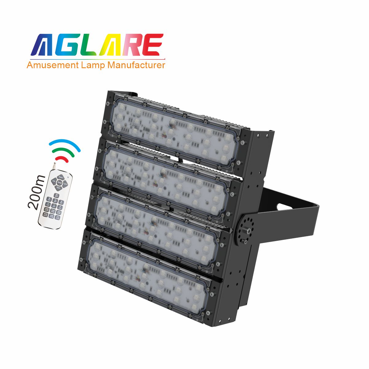 200W RGB彩色投光灯,变色户表射灯带？仄