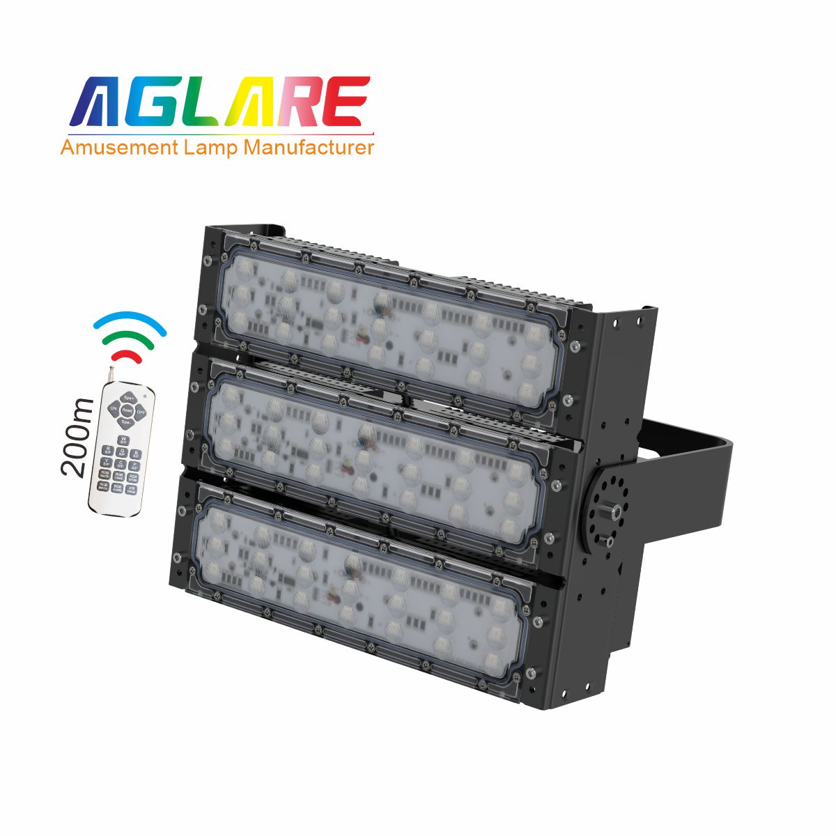 150W LED彩色泛光灯投光灯,变色户表射灯带？仄