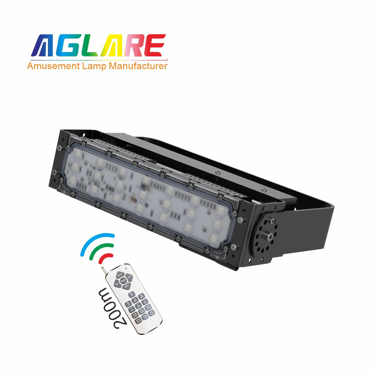 50W LED彩色投光灯带？仄
